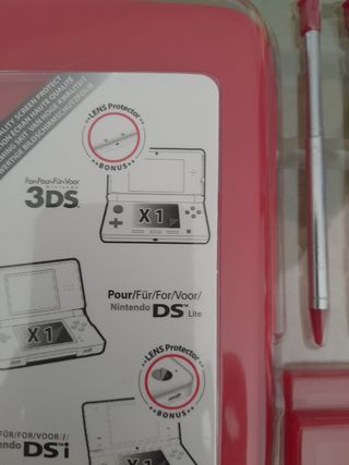 NUEVO.Pack funda 3DS,DS Lite, DSi+auriculares 