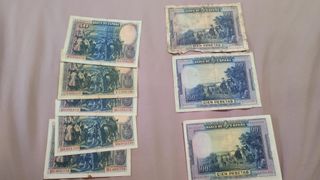 Lote de 27 Billetes antiguos España- Papel moneda
