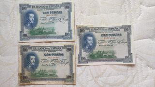 Lote de 27 Billetes antiguos España- Papel moneda