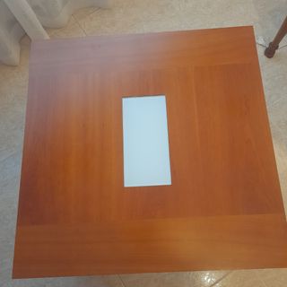 Mesa centro o rinconera madera marrón