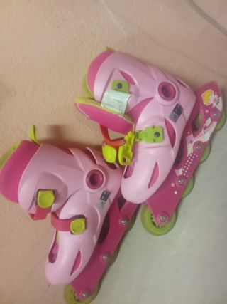 Patines en línea niña rosa