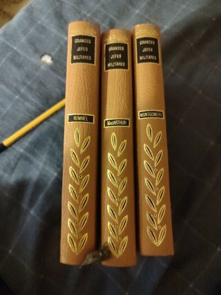 Libros Grandes Jefes Militares: Rommel, MacArthur,