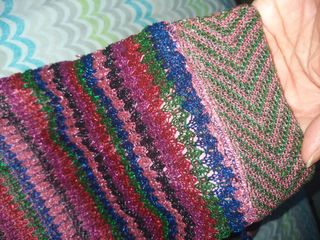 Falda larga multicolor