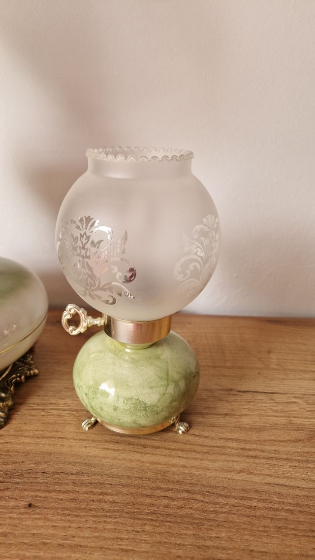 2 Lámparas de mesa vintage