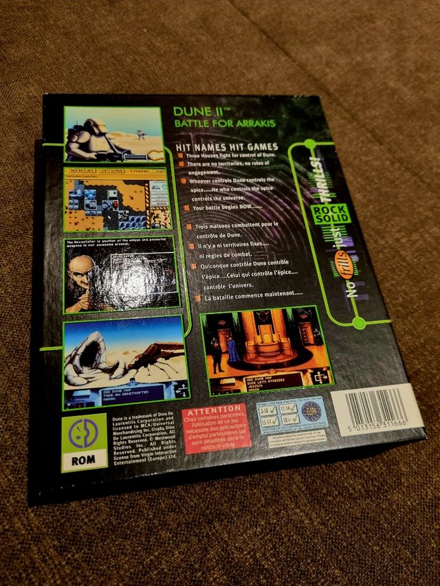 Dune II PC Big Box computer vintage