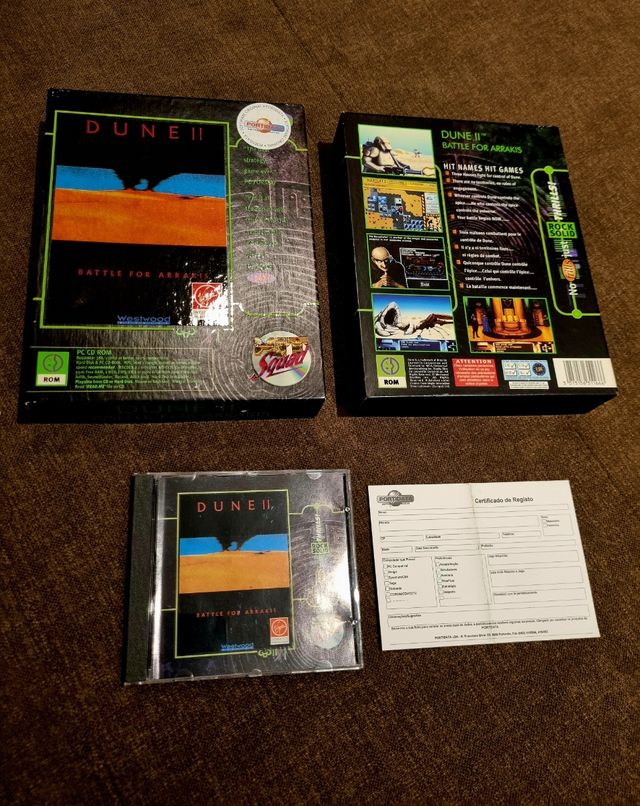 Dune II PC Big Box computer vintage