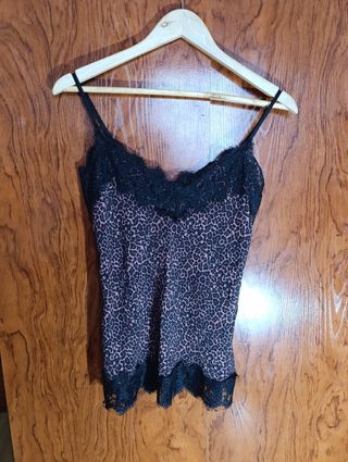 Top lencería leopardo