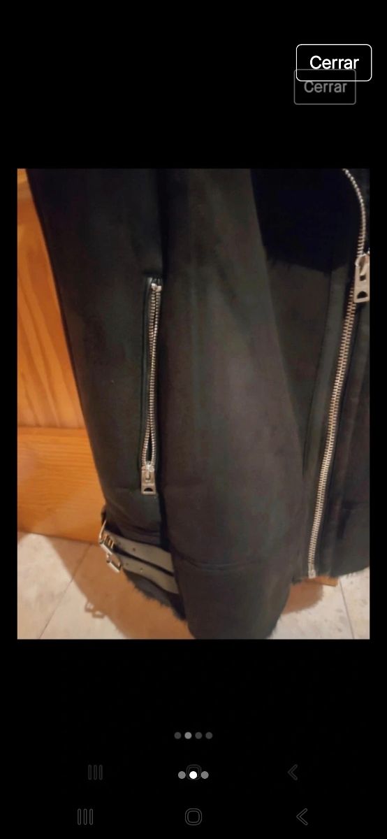 Cazadora Pull&Bear negra talla M