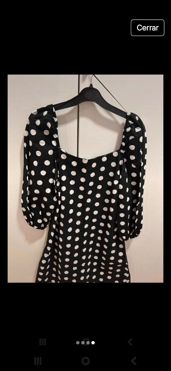 Vestido Lefties lunares - M