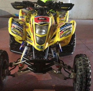 Defensa delantera XRW X6 PLATA SUZUKI LTZ 400 KFX