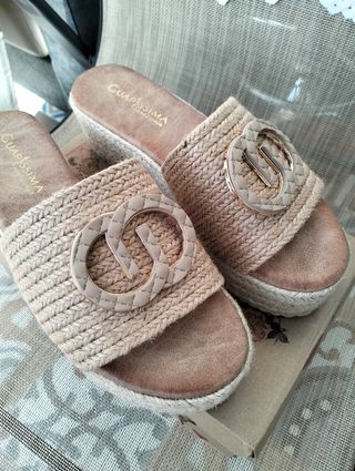 Cuñas esparto CUAPSSIMA beige