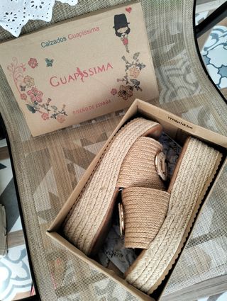 Cuñas esparto CUAPSSIMA beige