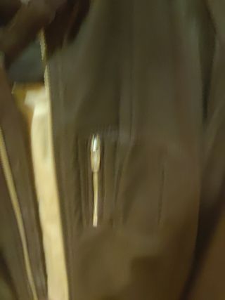 Chaqueta piel marrón