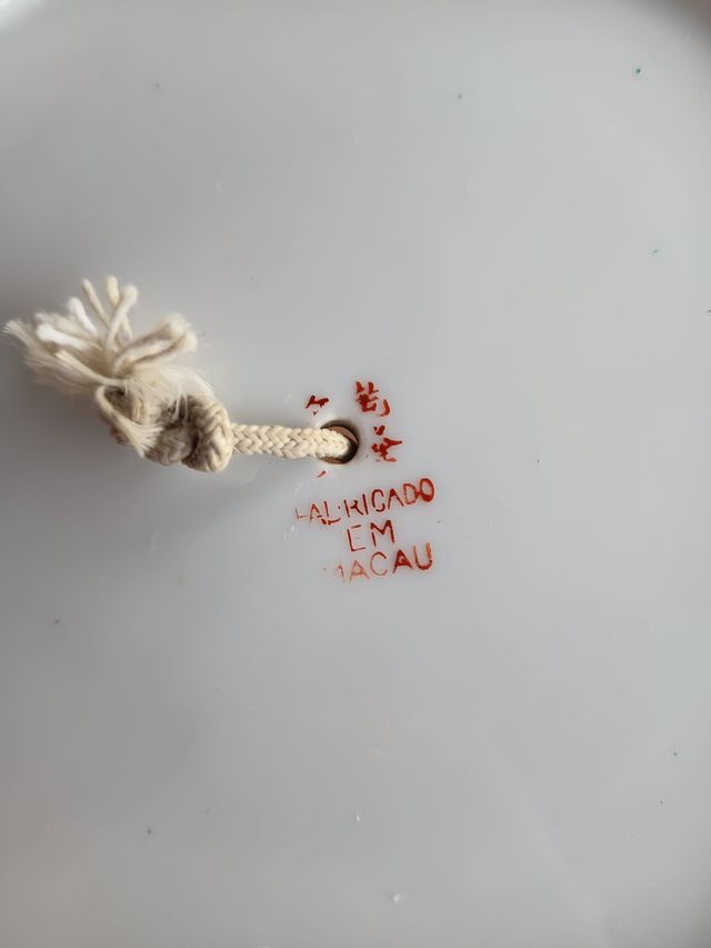 Platos porcelana vintage - 4 piezas MACAO