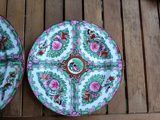 Platos porcelana vintage - 4 piezas MACAO