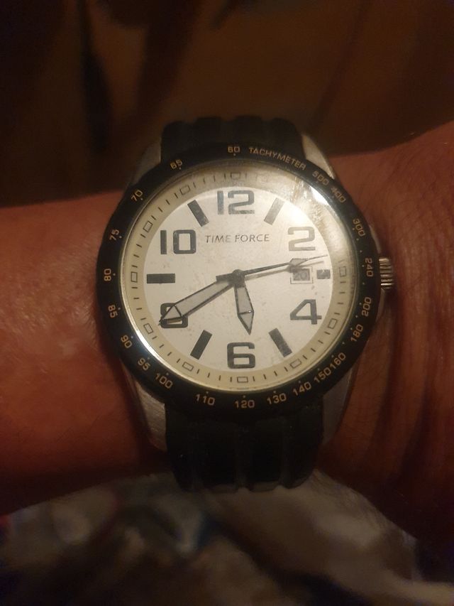 Reloj Time Force - Negro/Plata