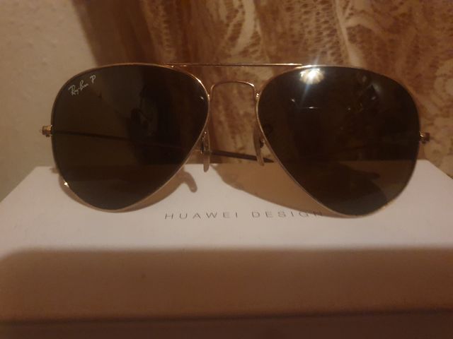 Ray-Ban Aviator: Gafas de sol doradas