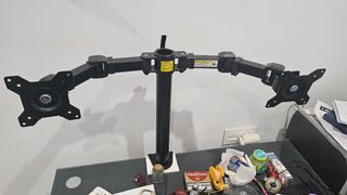 Soporte doble monitor articulado