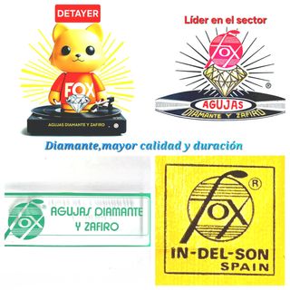 Aguja Tocadiscos FOX Diamante 669 - COLUMBIA