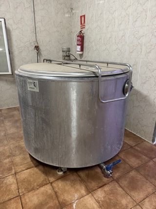 Tanque leche acero inoxidable