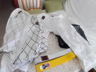 Kimono Aikido talla 3/160 DaeDo Cinturones batalla