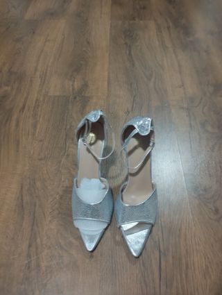 Sandalias Plata Estileto nuevas a estrenar
