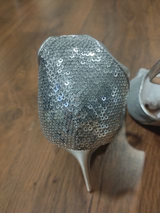 Sandalias Plata Estileto nuevas a estrenar