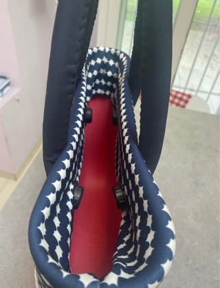O bag mini borsa a mano rosa