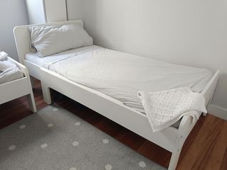 Cama+somier y colchón extensibles 130,165,200 cm