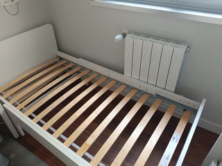 Cama+somier y colchón extensibles 130,165,200 cm
