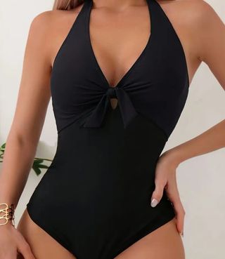 Costume intero nero donna