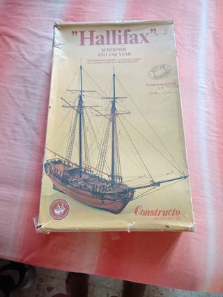 Maqueta Barco Hallifax 1768 1:35