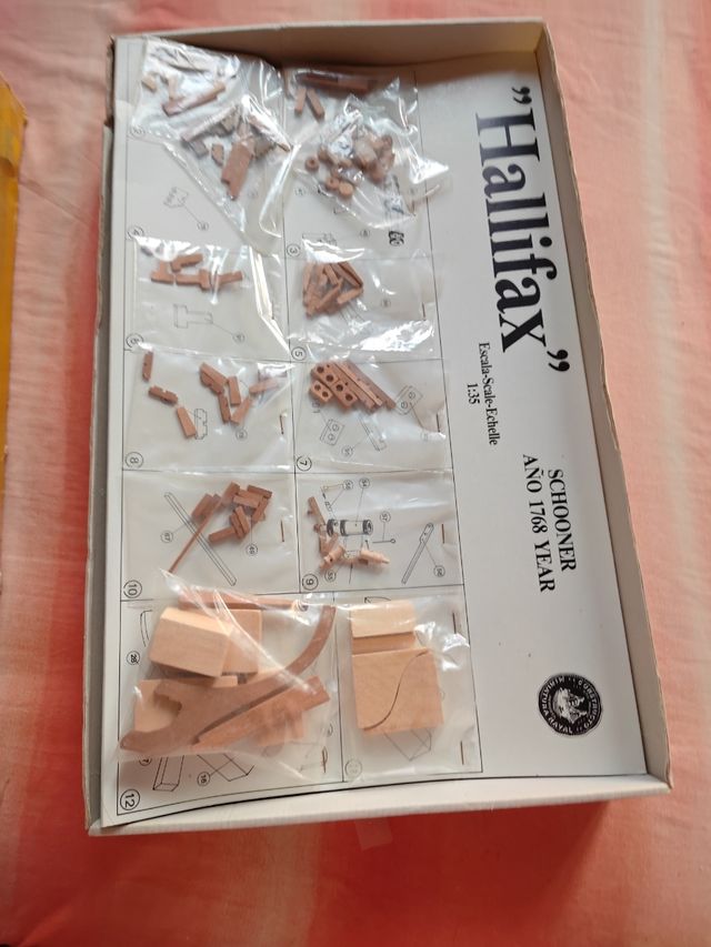 Maqueta Barco Hallifax 1768 1:35