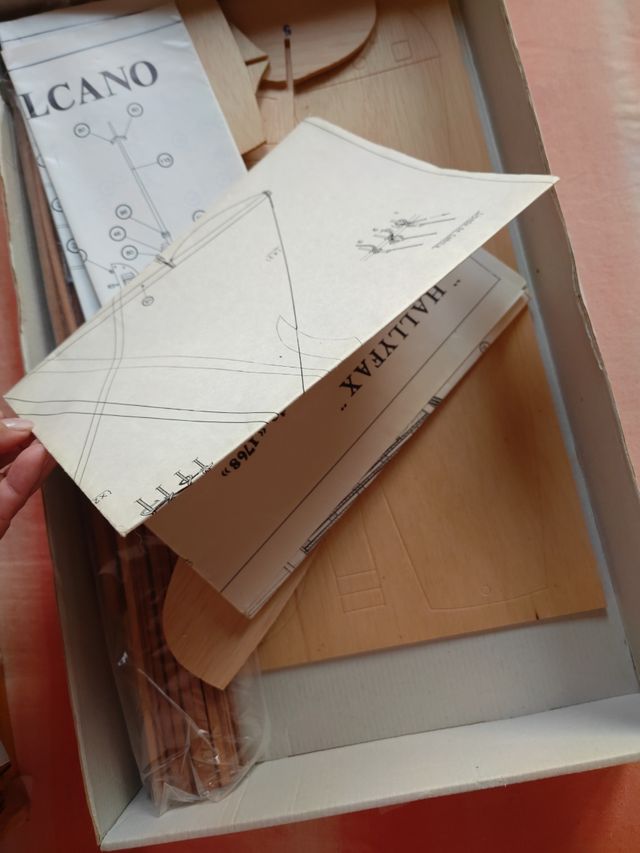 Maqueta Barco Hallifax 1768 1:35