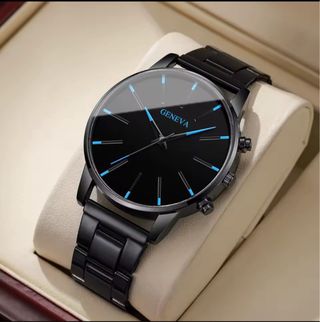 Reloj GENEVA Hombre Cuarzo Negro