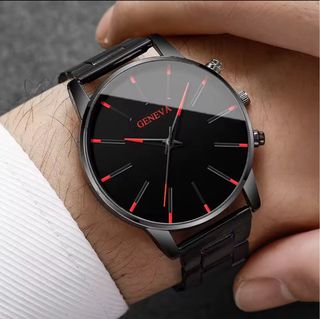 Reloj GENEVA Hombre Cuarzo Negro