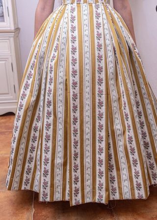 Falda huertana tablas