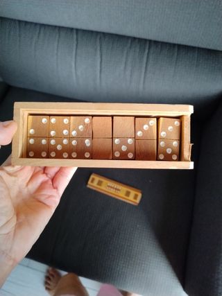 Domino in Scatola in legno decorata