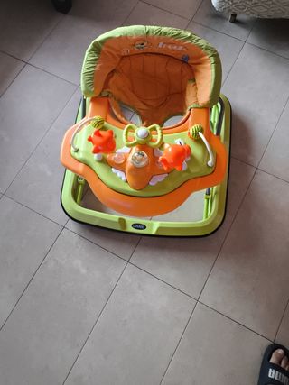 Andador bebé niño niña Jane - Naranja/Verde
