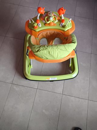 Andador bebé niño niña Jane - Naranja/Verde