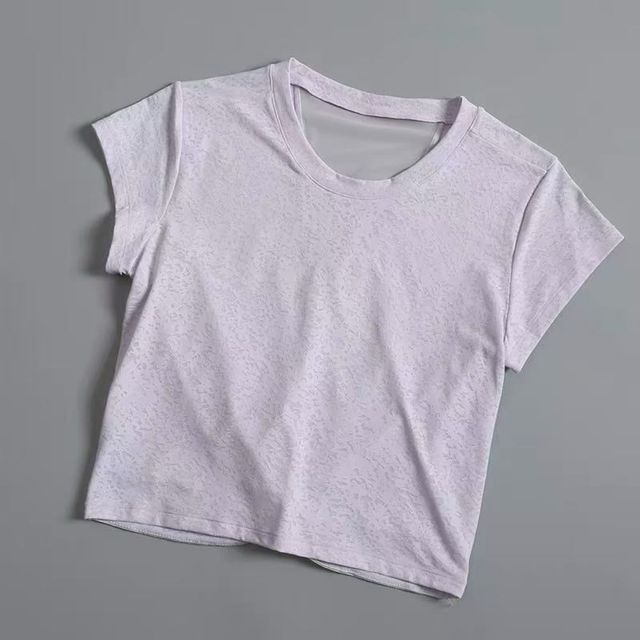 Camiseta lila deporte yoga