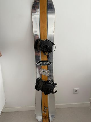 Tabla snowboard Nideckcer 57 con fijaciones