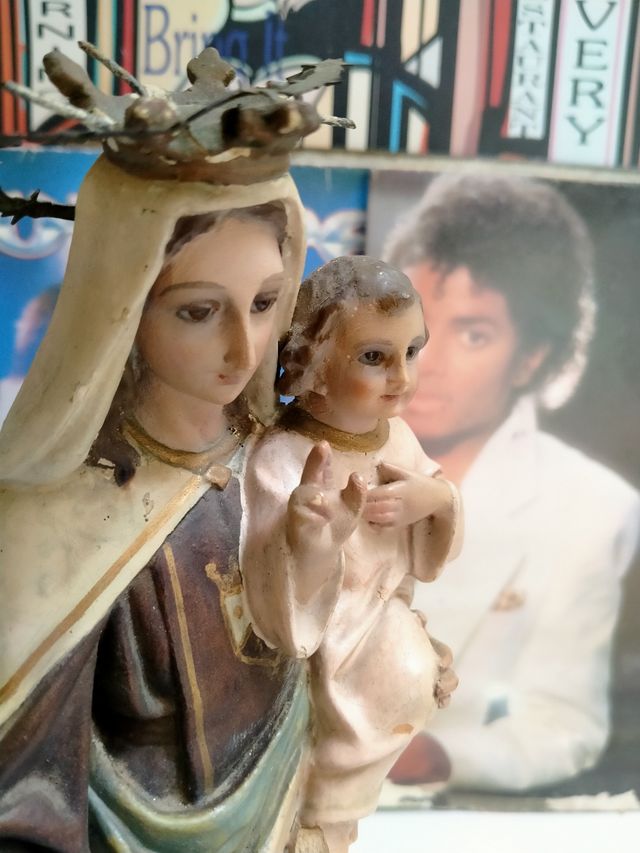 Virgen del Carmen Olot :a restaurar