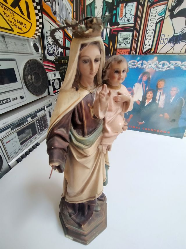 Virgen del Carmen Olot :a restaurar