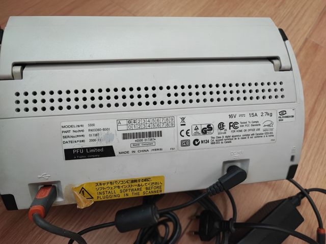 Escáner Fujitsu ScanSnap S500