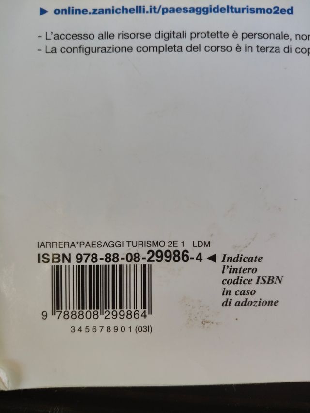 Paesaggi del turismo 1 seconda edizione