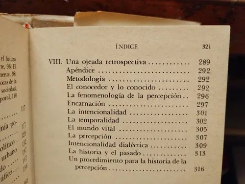 Historia de la percepción burguesa. Donald M. Lowe