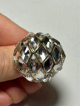 Anillo Swarovski circonitas oro