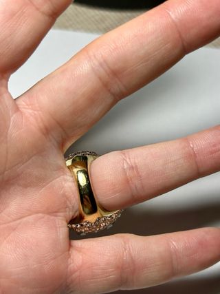 Anillo Swarovski circonitas oro