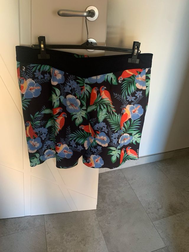 Costume uomo fiori | Rosso-Nero